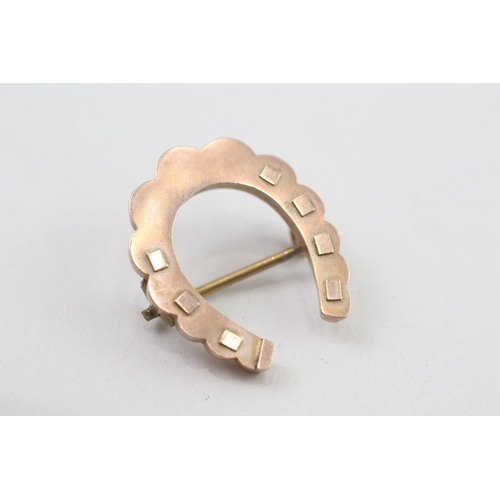 134 - 9ct rose gold antique 