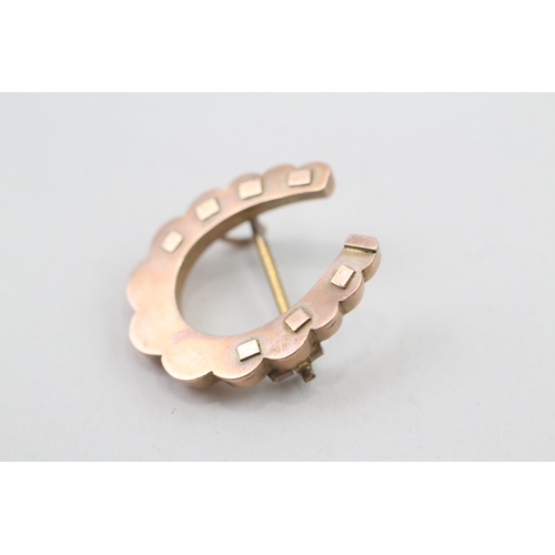 134 - 9ct rose gold antique 