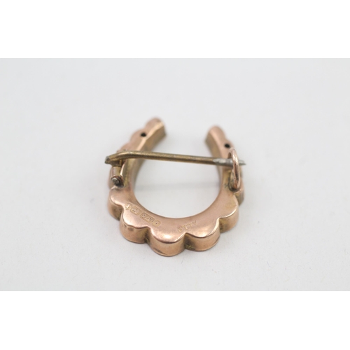 134 - 9ct rose gold antique 