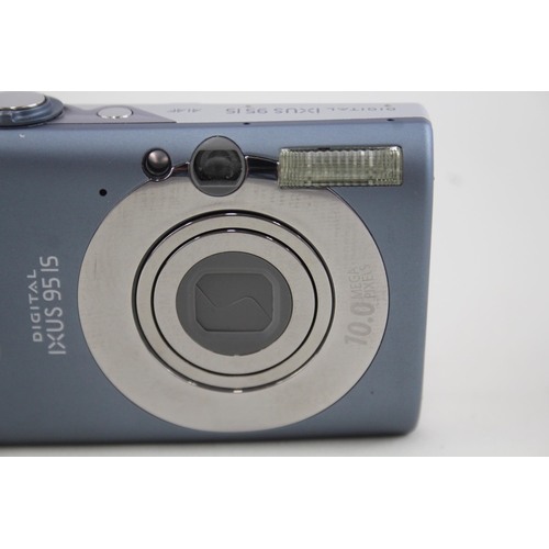 402 - Canon IXUS 95 IS Digital Compact Camera Working w/ Canon 3x IS Zoom Lens