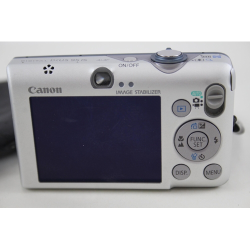 402 - Canon IXUS 95 IS Digital Compact Camera Working w/ Canon 3x IS Zoom Lens