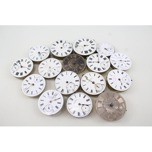 414 - Job Lot Assorted 1kg Pocket Watch Movements SPARES / REPAIRS