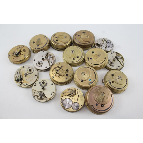 414 - Job Lot Assorted 1kg Pocket Watch Movements SPARES / REPAIRS