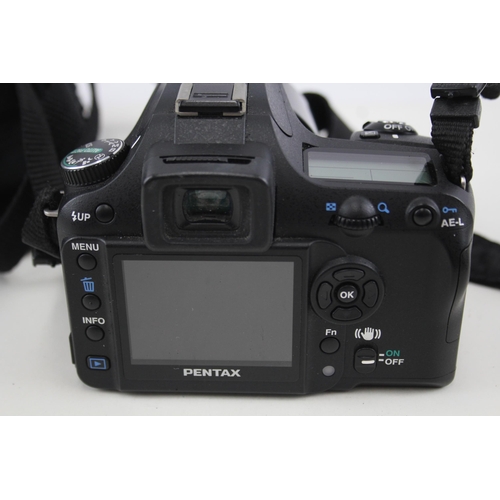 416 - Pentax K100 Vintage DSLR Digital Camera Working w/ Pentax 18-55mm Lens