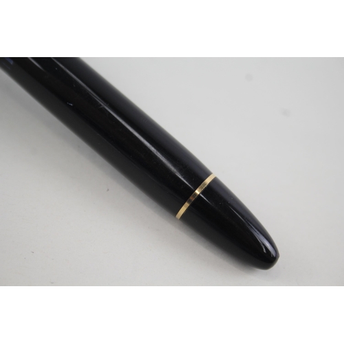 439 - MONTBLANC Meisterstuck No.149 Black Fountain Pen w/ 14ct Gold Nib WRITING