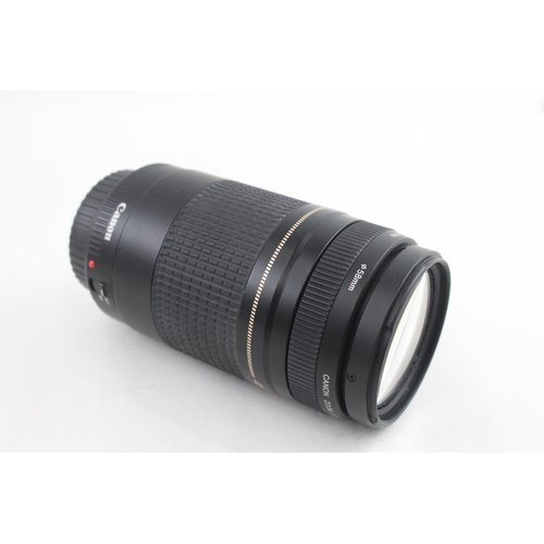 434 - Canon EF 75-300mm F/4-5.6 II Vintage Autofocus Camera Lens Working