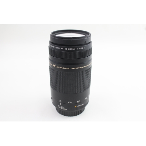 434 - Canon EF 75-300mm F/4-5.6 II Vintage Autofocus Camera Lens Working