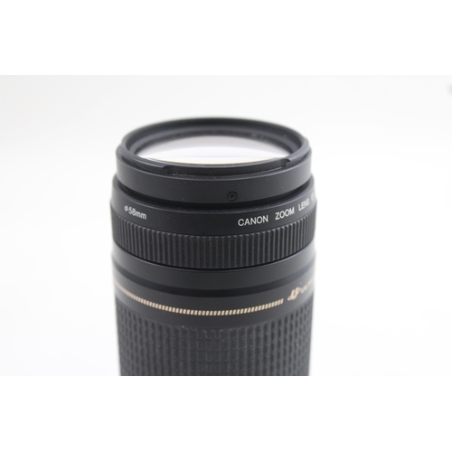 434 - Canon EF 75-300mm F/4-5.6 II Vintage Autofocus Camera Lens Working