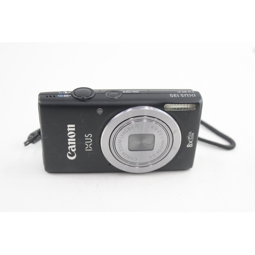 437 - Canon IXUS 135 Digital Compact Camera Working w/ Canon 8x IS Zoom Lens