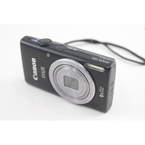 437 - Canon IXUS 135 Digital Compact Camera Working w/ Canon 8x IS Zoom Lens