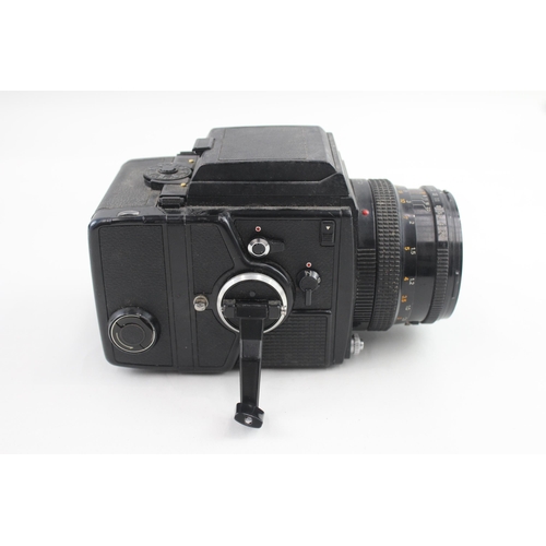 438 - Zenza Bronica SQ-A Medium Format Film Camera Working w/ 80mm F/2.8 Lens & Slide