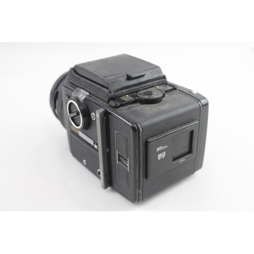 438 - Zenza Bronica SQ-A Medium Format Film Camera Working w/ 80mm F/2.8 Lens & Slide