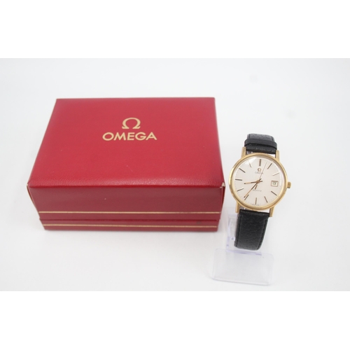 443 - Men's Omega Gold Tone Watch Ref. 196.0160 Quartz WATCH RUNS