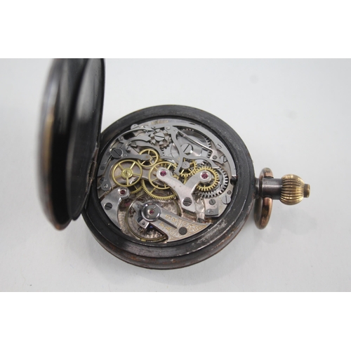 450 - Men's Vintage Up/Down Chronograph Pocket Watch Hand-Wind WATCH RUNS