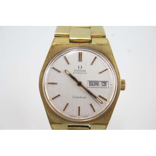 456 - Men's Omega Geneve Gold Tone Watch Automatic WATCH RUNS