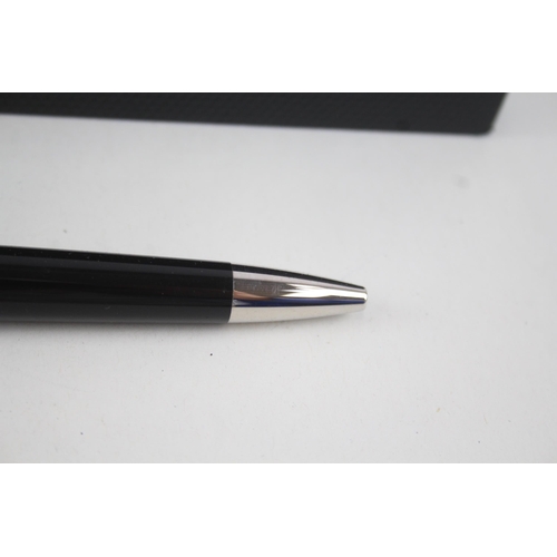 484 - Alfred DUNHILL Black Lacquer Cased Ballpoint Pen / Biro WRITING Original Box