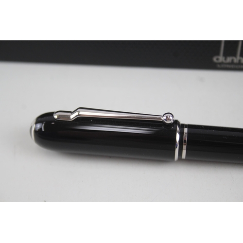 484 - Alfred DUNHILL Black Lacquer Cased Ballpoint Pen / Biro WRITING Original Box