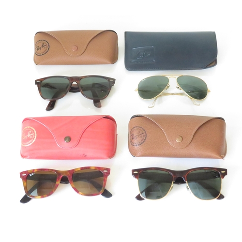 509 - 4 x Ray Ban Sunglasses- All with Cases