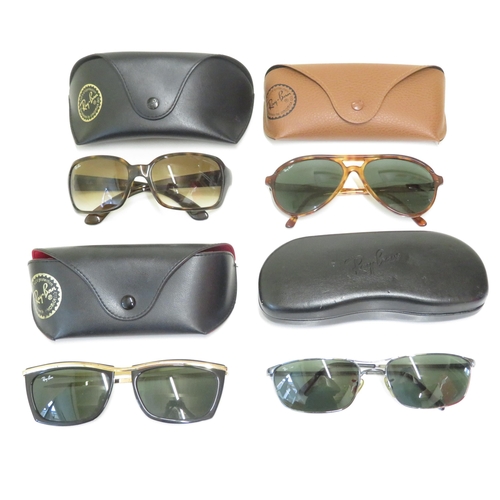 515 - 4 x Ray Ban Sunglasses- All with Cases