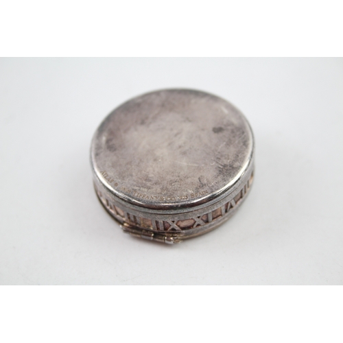 367 - TIFFANY & CO. 2004 .925 Sterling Silver Novelty 'Atlas' Pocket Compass (34g)