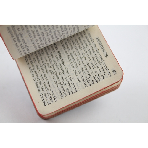 373 - Antique Edwardian 1906 Chester Sterling Silver Covered Miniature Cookbook 38g