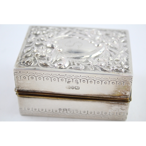 376 - Vintage Hallmarked 1933 London Sterling Silver Travel Oil Burner / Lighter 207g