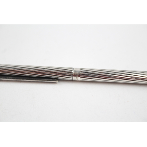 541 - Vintage S.T DUPONT Silver Plated Ballpoint Pen / Biro - 65GKP20