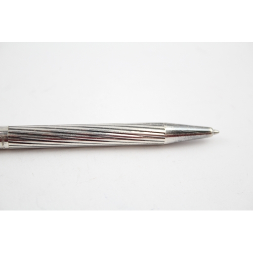 541 - Vintage S.T DUPONT Silver Plated Ballpoint Pen / Biro - 65GKP20