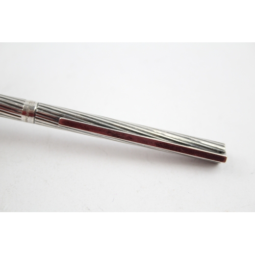 541 - Vintage S.T DUPONT Silver Plated Ballpoint Pen / Biro - 65GKP20