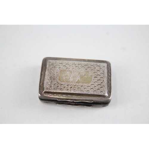 371 - Antique Georgian Hallmarked .925 Sterling Silver Vinaigrette (15g)