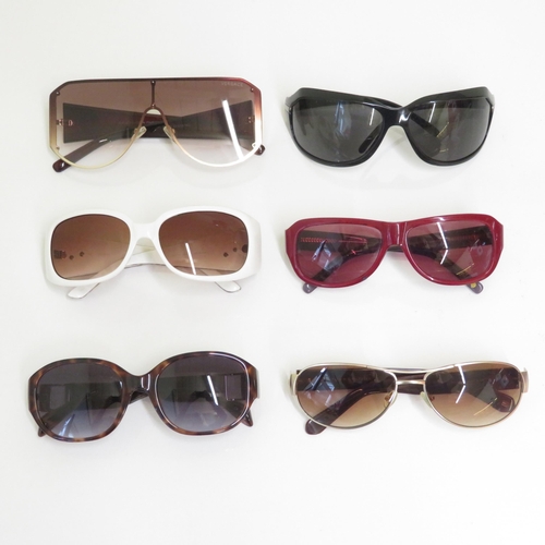 463 - 6 x Designer Sunglasses including Prada / Versace / Guess / Karen Millen / Tommy Hilfiger