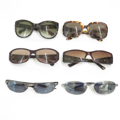 466 - 6 x Designer Sunglasses including  Calvin Klein / Gucci / Fossil / Radley / Police / Oakley