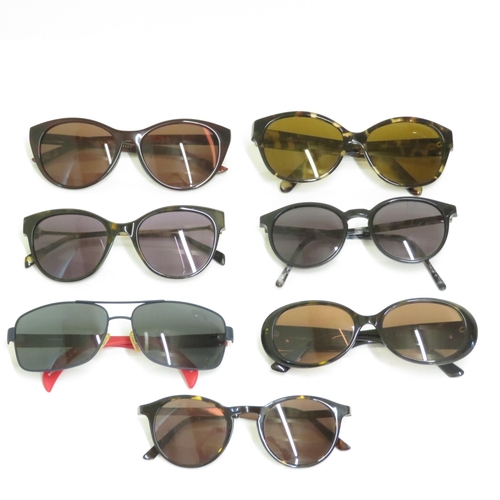 492 - 7 x Designer Prescription Sunglasses including Ted Baker / Kate Spade NY / Balmain / Tommy Hilfiger ... 