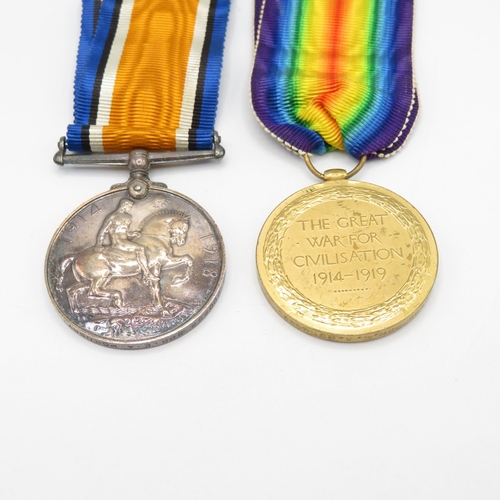393 - Boxed WWI medal pair named WR 200688 Spr. E. A. Hornsby R.E. 40