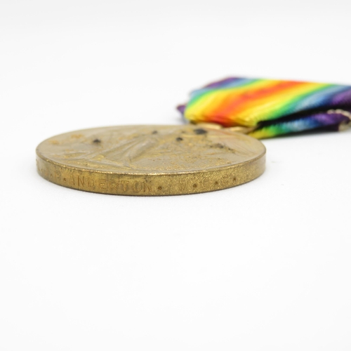 396 - 3x WWI medals Star and Victory 49964 Cpl. R. Webster R.A.M.C. and Victory to 5575 Cpl. J.H. Anderton... 