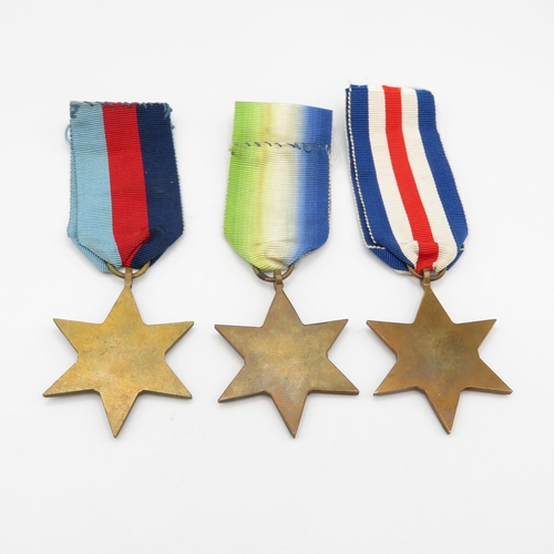 397 - WWII Boxed Navy medal group inc. Atlantic-France and Germany start etc.