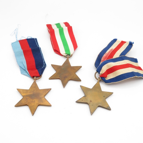402 - Boxed  WWII Army Medal Group inc. Ital, -France and Germany Stars