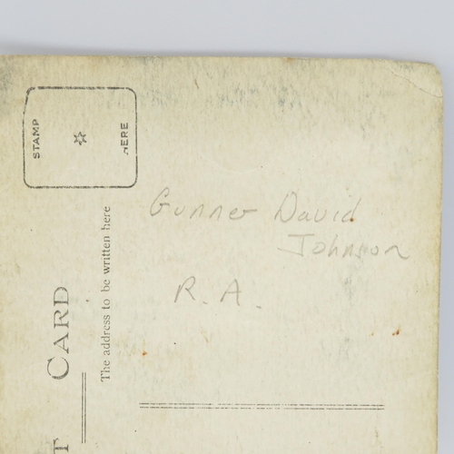 409 - WWI medal pair and sterling silver Auricula Society medal etc.  WWI Pair names 944096 Gnr. D. Johnso... 