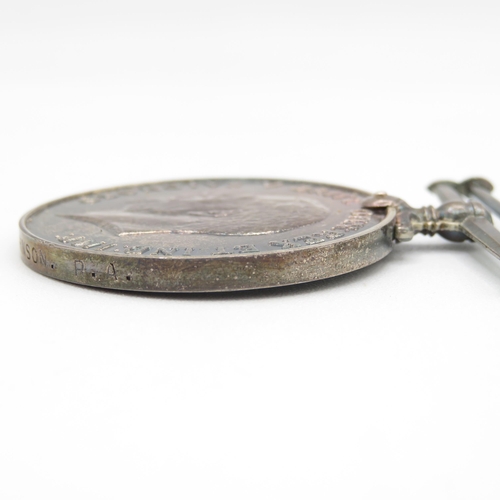 409 - WWI medal pair and sterling silver Auricula Society medal etc.  WWI Pair names 944096 Gnr. D. Johnso... 