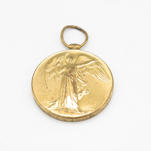 409 - WWI medal pair and sterling silver Auricula Society medal etc.  WWI Pair names 944096 Gnr. D. Johnso... 