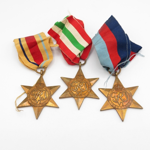 410 - Boxed WWII Army medal group inc. Africa, Italy stars etc.