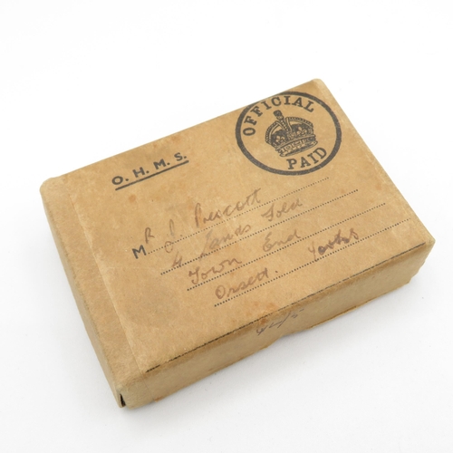 410 - Boxed WWII Army medal group inc. Africa, Italy stars etc.