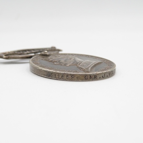 414 - WWII Territorial medal group inc. France and Germany star etc Territorial named 911659 Gnr. J. 40