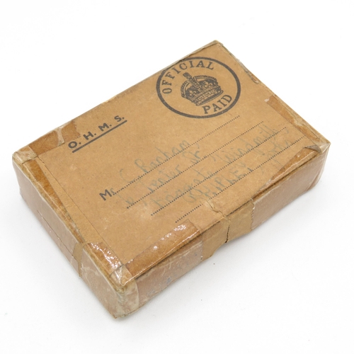 416 - Boxed WWII Army medal group inc. France and Germany star - inc. wax packets