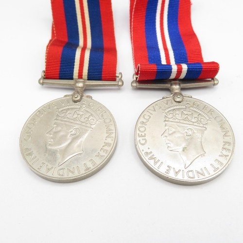 417 - 10x WWII medals inc. Burma, Africa, Italy stars etc.