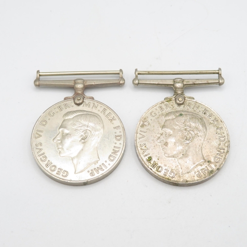 419 - 10 x WWII medals incl.  Italy, Africa and Germany stars