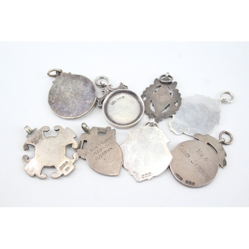 292 - A collection of silver fobs (51g)