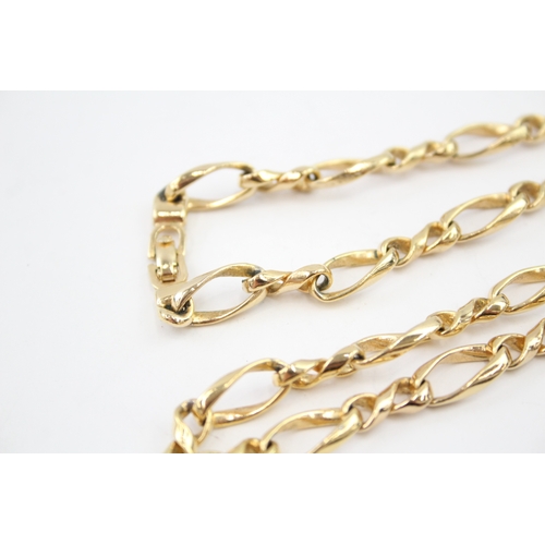 330 - Gold tone chain necklace by designer Christian Dior (38g)