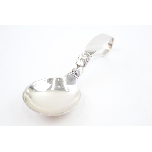 387 - GEORG JENSEN 2000 London Import Sterling Silver Baby Feeding Spoon (26g)