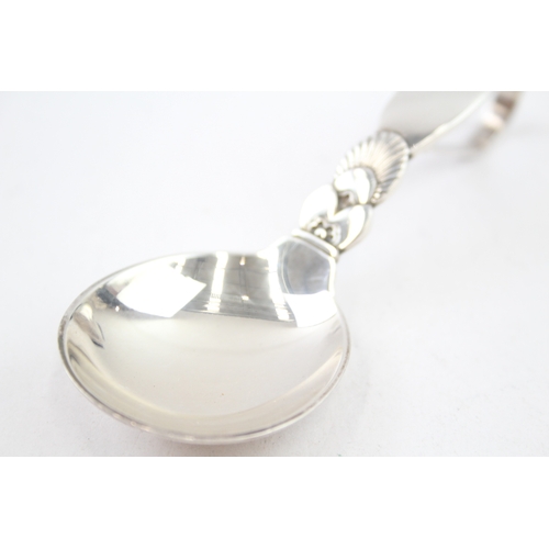 387 - GEORG JENSEN 2000 London Import Sterling Silver Baby Feeding Spoon (26g)